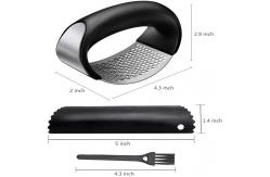 China ODM Available Arc Shaped Garlic Press Sanding Surface Ergonomic supplier