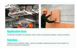 China Mild Steel Insulation Support Hanger With 50mm Adhesive Tape supplier