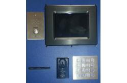 China Panel Mount Keypad 16 Button 0.45mm Short Stroke Metal Numeric Keypad supplier