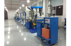 China Insulation Wire And Cable Extrusion Machine , Pvc Cable Extruder Machine supplier