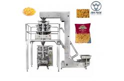 China Pasta Chips Gusseted Bag Automatic Vertical Packing Machine PLC Control supplier