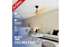 China Remote Control 220v 3 Blade Ceiling Fan With Led Light 6 Speed supplier