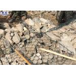 PVC Coated Stone Basket Retaining Walls Woven Hexagonal Mesh 3 Years Warranty for sale