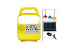 China 5W*3PCS LED 8000mah Portable Solar Camping Light For Tents Yurts supplier