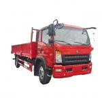 Heavy Duty Lorry Truck Howo Brand Euro 3 Right Hand Drive 4 Wheel 5ton Van Cargo Truck for sale