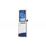 Self Service Checkout Kiosk With Barcode Scanner , POS Terminal And Loyalty Card Reader for sale