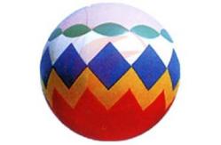 China Blue diamond graphics inflatable helium balloon supplier