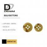 Resin Pattern Horn Trench Coat Buttons , Sew On Snap Buttons 4/2 Holes for sale