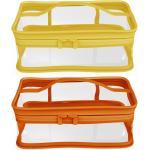 Lightweight Shockproof PVC Cosmetic Bag With Handle for sale