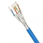 23AWG FFTP CAT6A Cable Blue LSZH 10Gbps High Speed Network Cable 1000Ft for sale
