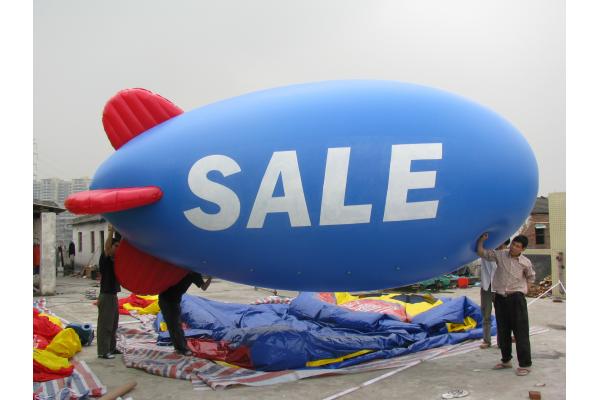 flying balloon inflatable blimp shape balloon helium blimp for sale
