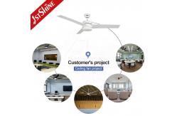 China Metal Lamp Body Material Ceiling Fans with Light and Remote 1stshine Simple supplier