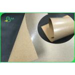 Anti - Oil White & Brown 36'' Coated PE Craft Paper For Food Packing FSC FDA for sale