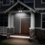 10W 5.5V Solar Powered Security Floodlight 136 LED Super Bright Solar Motion Sensor Light for sale