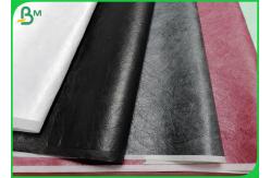 China Recycled Soft Waterproof fabric Paper Roll With PU Material Coated supplier