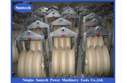 China Dia 660mm Conductor Stringing Blocks , Stringing Equipment For Overhead Power Lines supplier