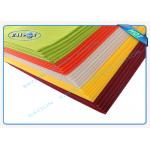 45 Gram Colorful Disposable Non Woven Tablecloth Eco Friendly for sale