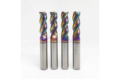 China 10mm 3/8 Aluminum End Mill Hss Roughing With 3 Flute DLC Coating supplier