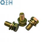 YZP Surface Hexagon Head Bolt Combination Screw Single Coil Plain Washer
