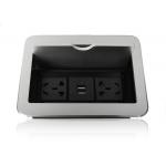 Cover - Sliding Cable Cubby Box , Furniture Conference Table Cubby 250 Voltage for sale