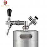Solid Sturdy Firmly SUS304 Mini Keg Beer Dispenser For Flow Control Tap