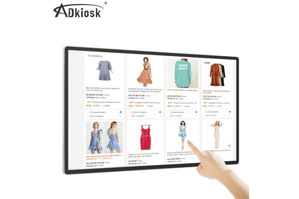 Android Wall Mount Interactive Touch Screen Kiosk 21.5Inch 300cd/m2