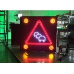 Lighted P20 Solar Street Sign 2mm aluminum Alloy 960×960mm Cabinet for sale