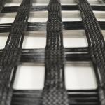 High Tensile Resistance Roll Size 5.2x100M  Retaining Walls Polyester Geogrid Reinforce Railway  Slope Soil for sale