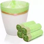 Drawtape Handle Office Biodegradable Compostable Bag Bin Plastic Liner Roll Packaging for sale