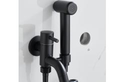 China Black Wall Mounted ODM Mixer Tap Sprayer Faucet Set supplier