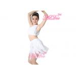 ODM Belly Dancing Clothes Diagonal - Neck Irregular Sequin Top Two Pieces Dancing Dress