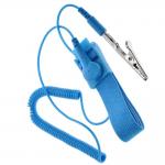 Electrician IC PLCC Cordless Anti Static Wrist Strap Clip Discharge Cable Band for sale