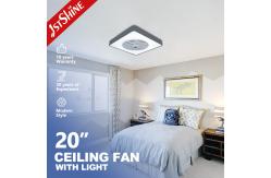China 20in DC Silent Motor Bedroom Ceiling Fan With LED Light supplier
