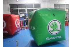 China Fire Retardant Inflatable Marker Buoy With Logo Printed , Inflatable Floating Tube supplier
