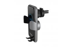 China Air Vent Auto-Clamping Infrared Sensor Wireless Car Charger Mount Phone Holder supplier