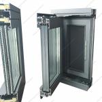 Modern Design Customized Side Hung Casement Aluminum Window with Double Toughened Glass for sale
