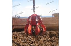China Electro Hydraulic Garbage Grab Bucket Structure Q355 Six Flaps supplier