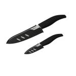 Ceramic Knife Set - 2pcs Kitchen Knives & 2pcs Blade Sheaths in Gift Box for sale