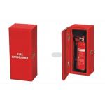 Red Fiber Glass Fire Extinguisher Cabinet Repairability Anti Corrosion for sale