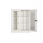 Modern Office Furniture Glass Door Filing Cabinet Knock Down 0.5-1.0mm for sale