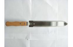China 40cm durable stainless steel Honey Uncapping Knife With Curved and Straight Side supplier