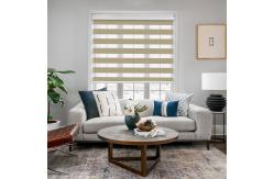 China Double Vision Polyester Zebra Combi Blinds Blackout Fabric For Solar Screen supplier