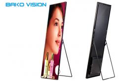 China High Brightness  Indoor LED Poster Windows Advertising Player Super HD 1.9mm supplier