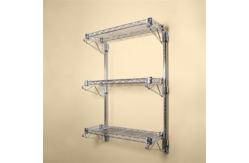 China 14 Deep Wall Mounted Cantilever Brackets Adjustable Residential Shelving Storage Racking supplier