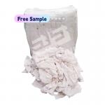 Free Sample 100 cotton white T-Shirt Rags Cleaning Industrial wiper industrial cotton wiping rags For Industrial Usage for sale