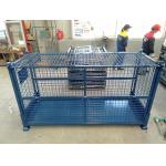 Customized Padlock Locking System  Collapsible Stillage Cage For Logistics