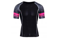China Military Long Sleeve Rash Guard Environmental Friendly Material Flatlock Stitching supplier
