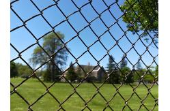 China 8 Guage Galvanized Chain Link Fence  Diamond Fence For Playground supplier