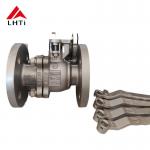 ASME Gr5 Gr7 Two Way Ball Valve Titanium Industrial Ball Valve High Pressure Release Valve for sale