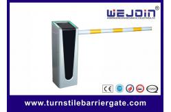China Flashing Silver Vehicle Barrier Gates Non Belt Driving With Straight Round Boom supplier